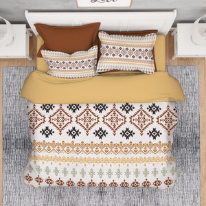 Boho Comforter, Aztec Comforter, Geometric Comforter, Comforter Set, King Comforter, Queen Comforter, Winter Comforter, Family Comforter