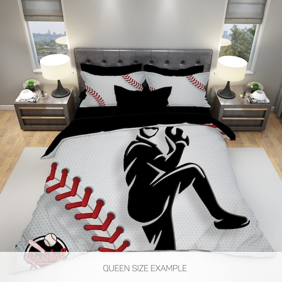 pink baseball crib bedding