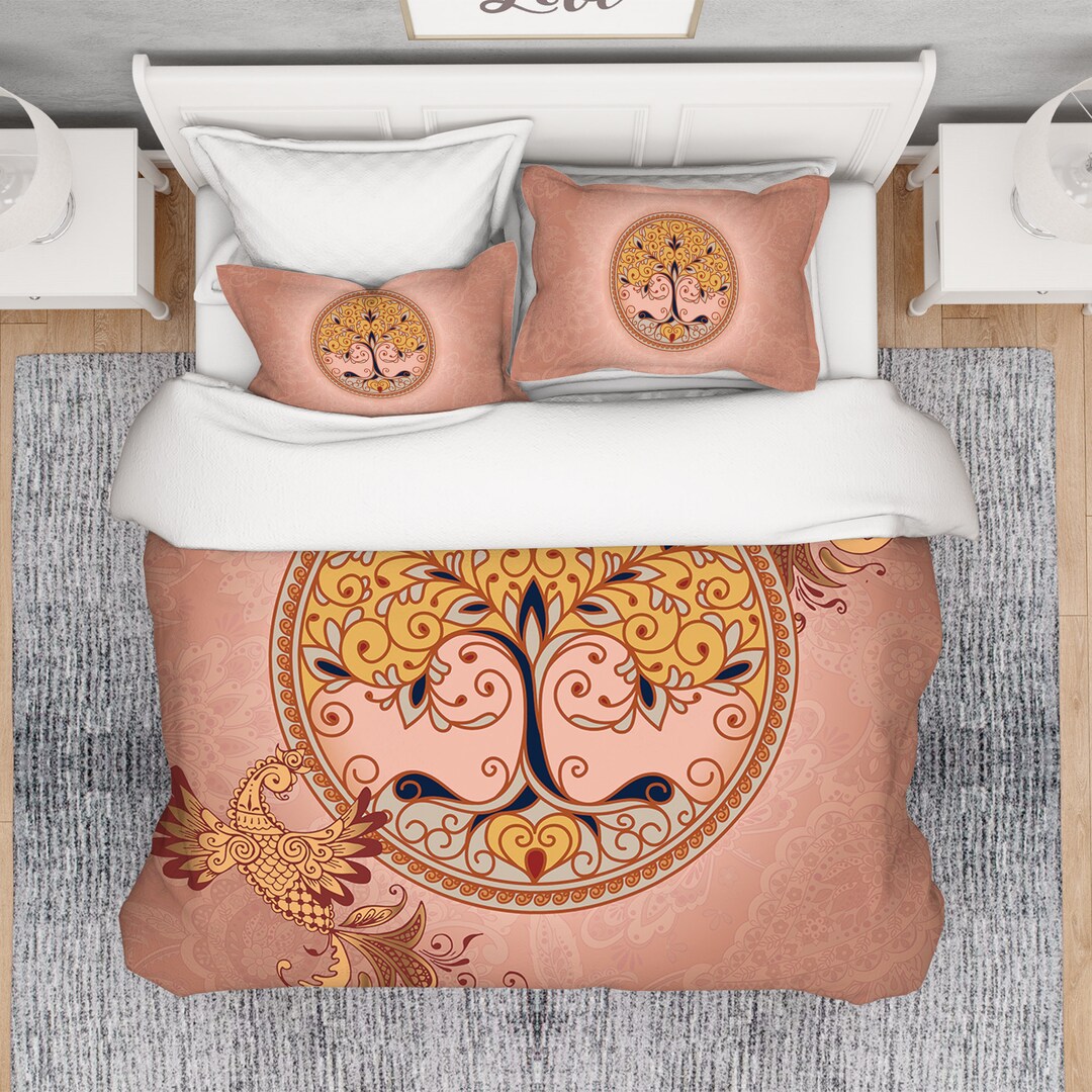 Tree of Life Comforter Tree Comforter Boho Comforter Queen Etsy