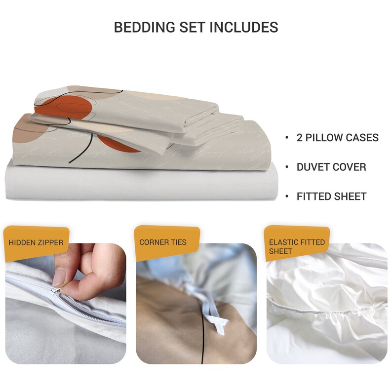 Custom Bedding Set Monogram Duvet Cover Set Monogram Etsy