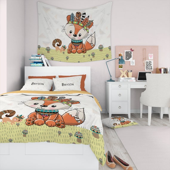 Kids fox bedding cheap