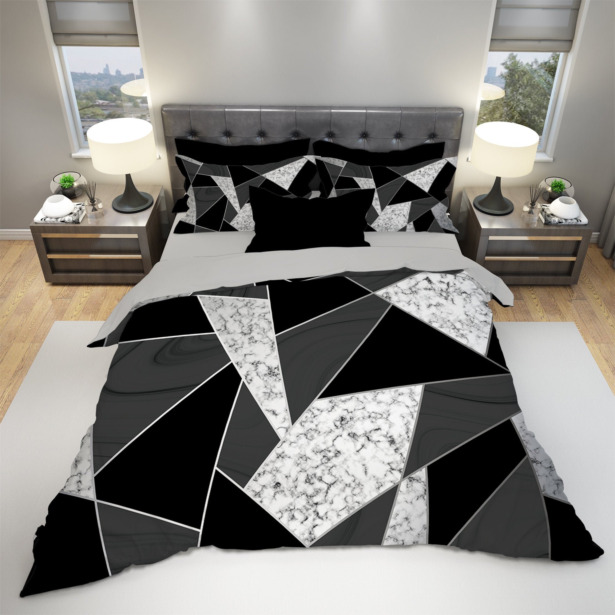 Black and grey bedding deals