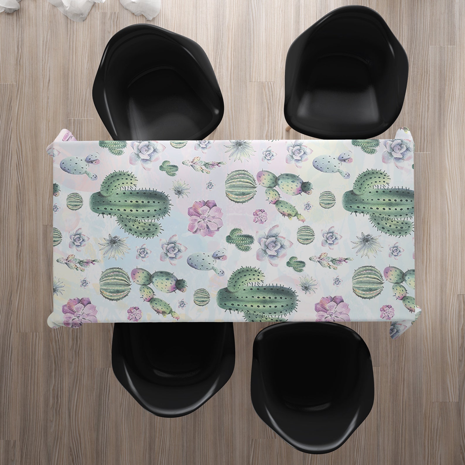 Cactus Tablecloth Succulent Tablecloth Tablecloth Rectangle Etsy