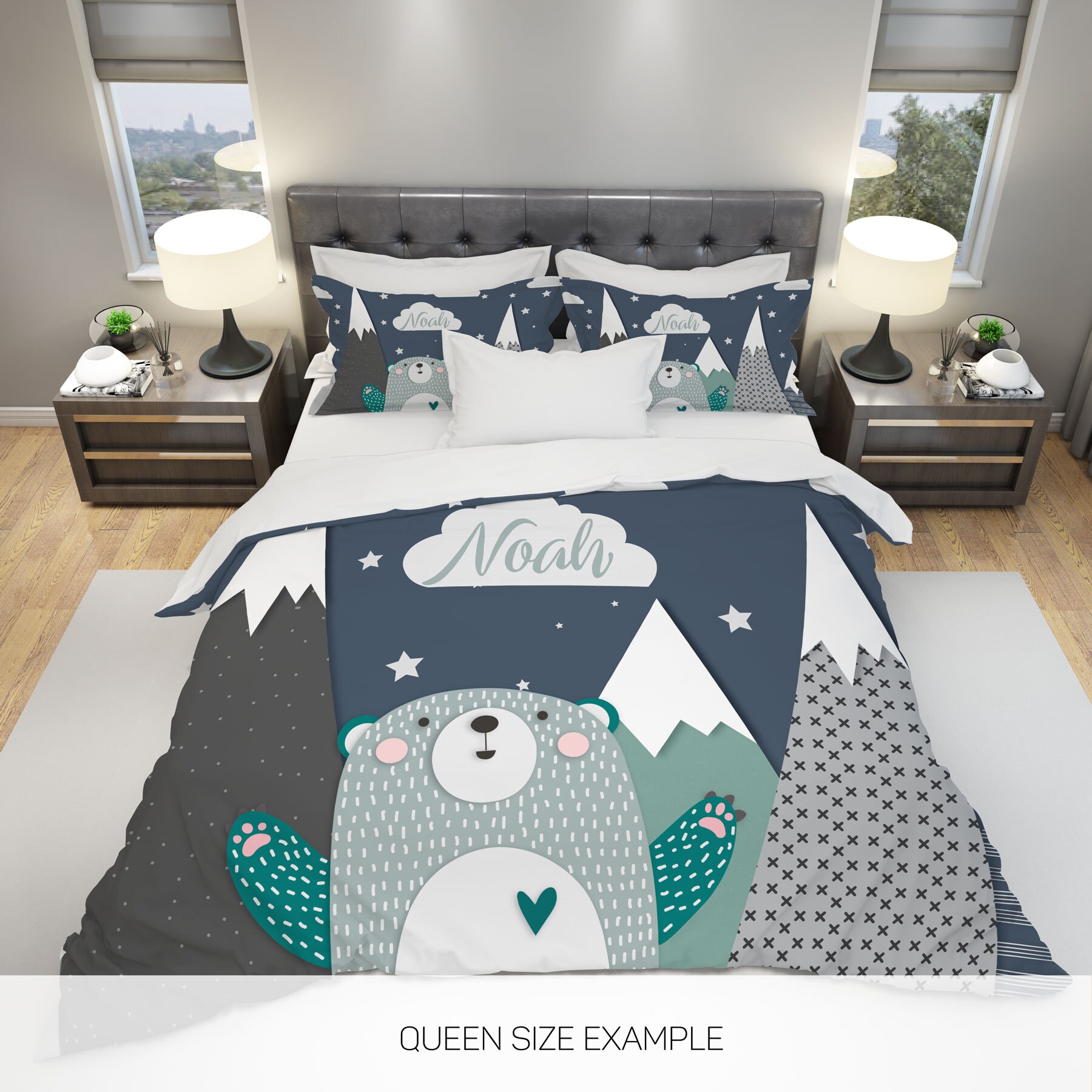 personalized kids bedding