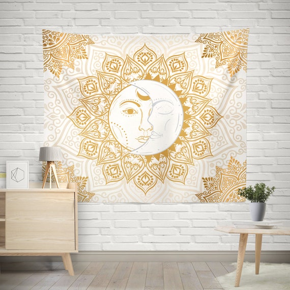Sun mandala tapestry hot sale
