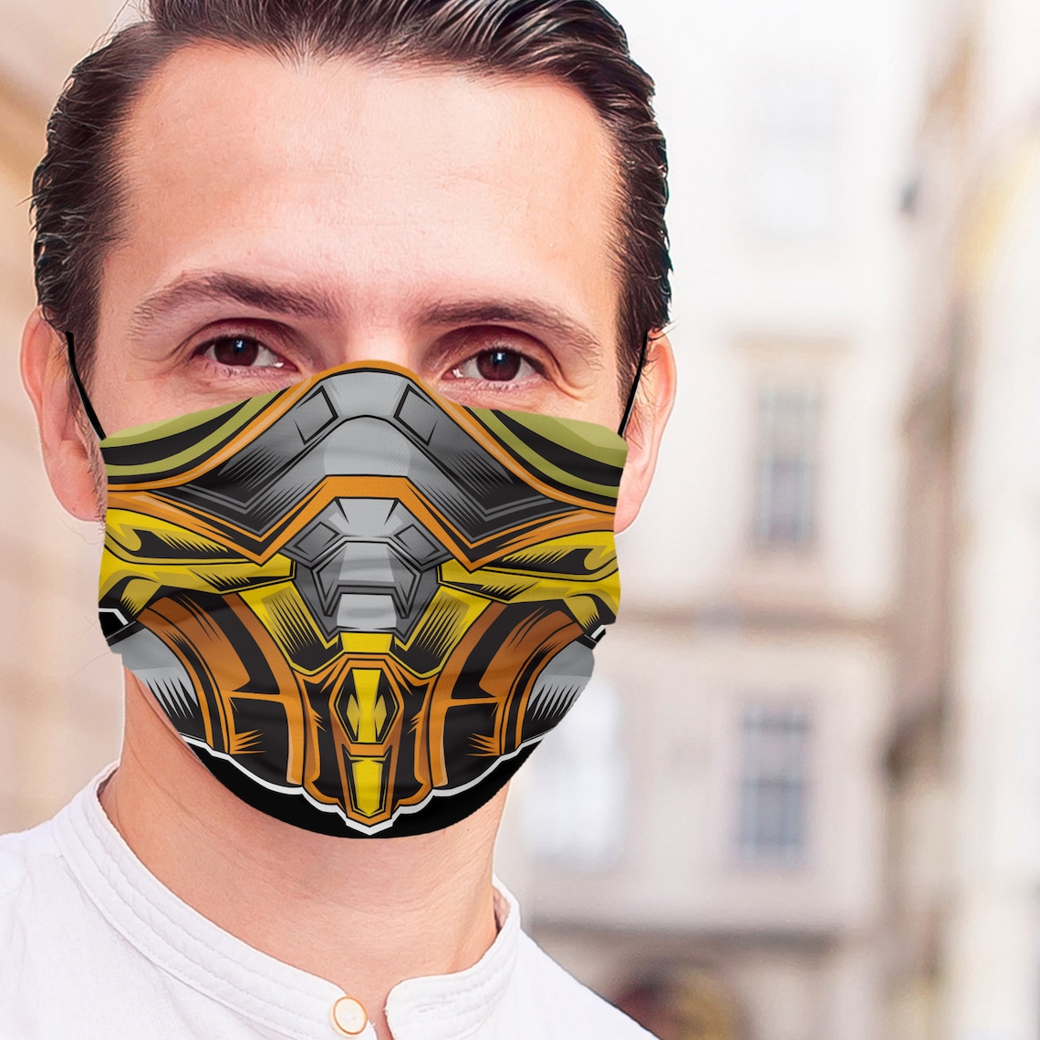 Robot Face Mask Washable and Reusable Unisex Face Mask Face Etsy