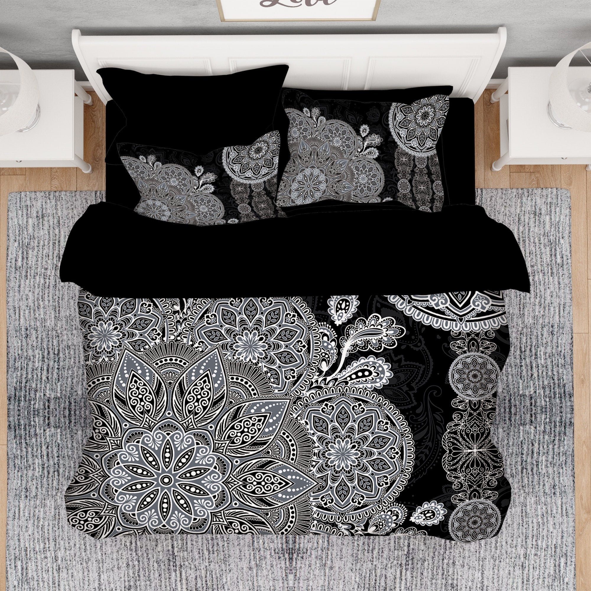 Mandala Comforter Boho Comforter 