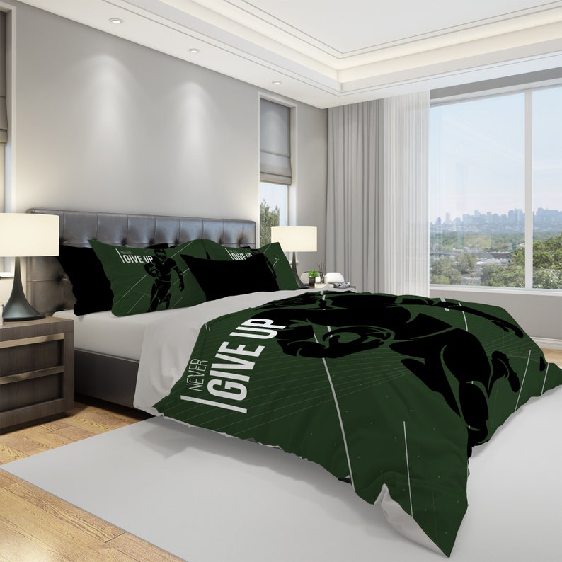 American Football Bedding Football Duvet Cover Personalized Etsy