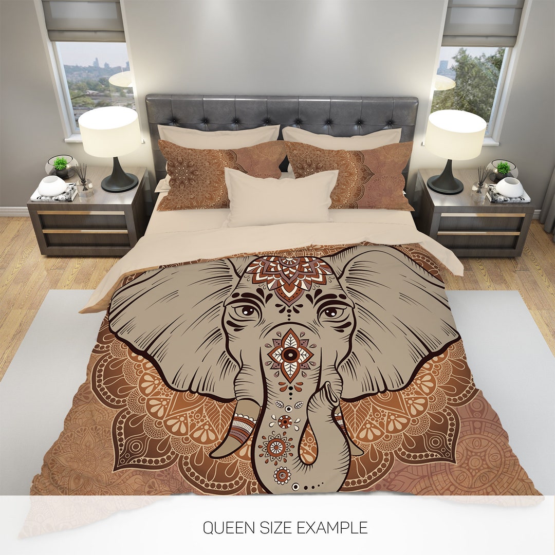 Elephant Quilted Bedding Set NCU0VT29