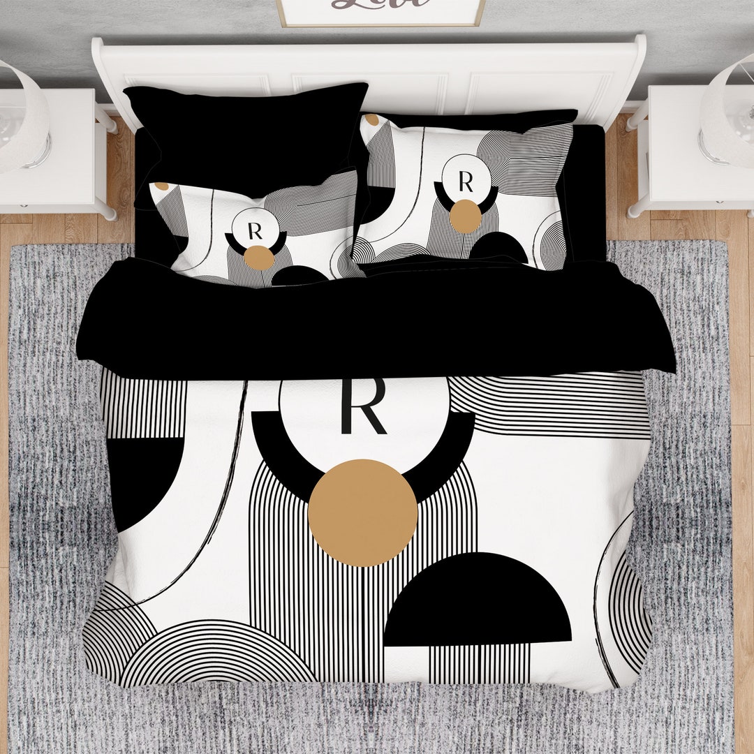 Custom Comforter Set, Mid Century Comforter, Geometric Comforter