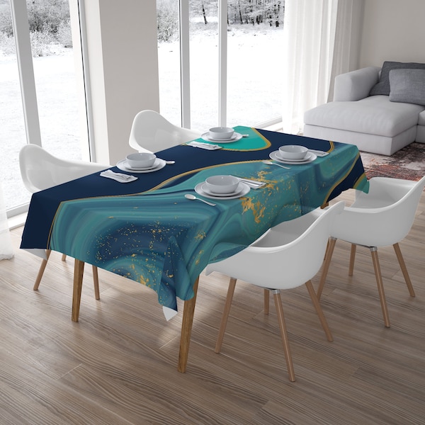 Modern Tablecloth Etsy