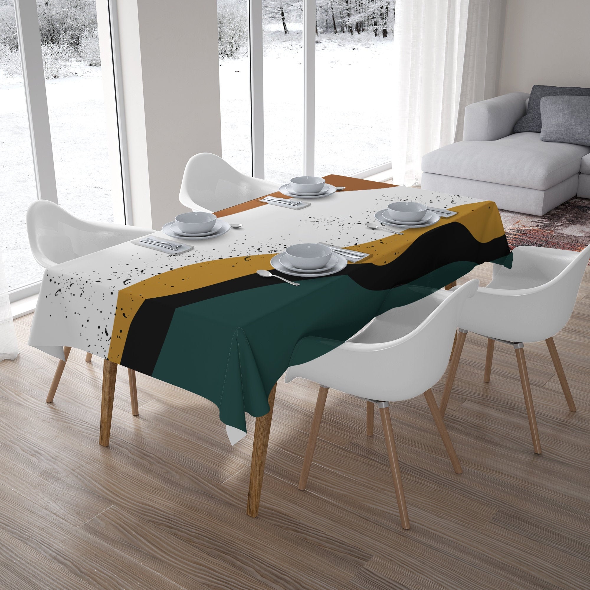 Modern tablecloth on sale