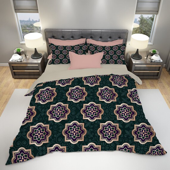 Moroccan Style Bedding Moroccan Decor Vintage Bedding Decor Etsy