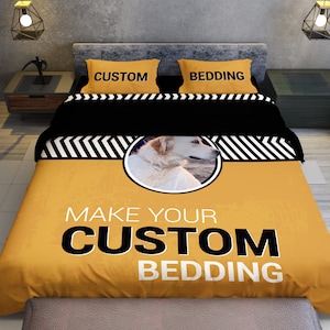 Custom Bedding Set, Personalised Bedding Set, Create Your Own Bedding, Custom Duvet Cover, Personalised Duvet Cover Set
