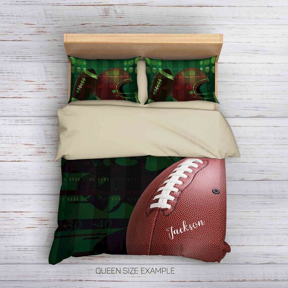 American Football Bedding Duvet Cover Personalized Image 0