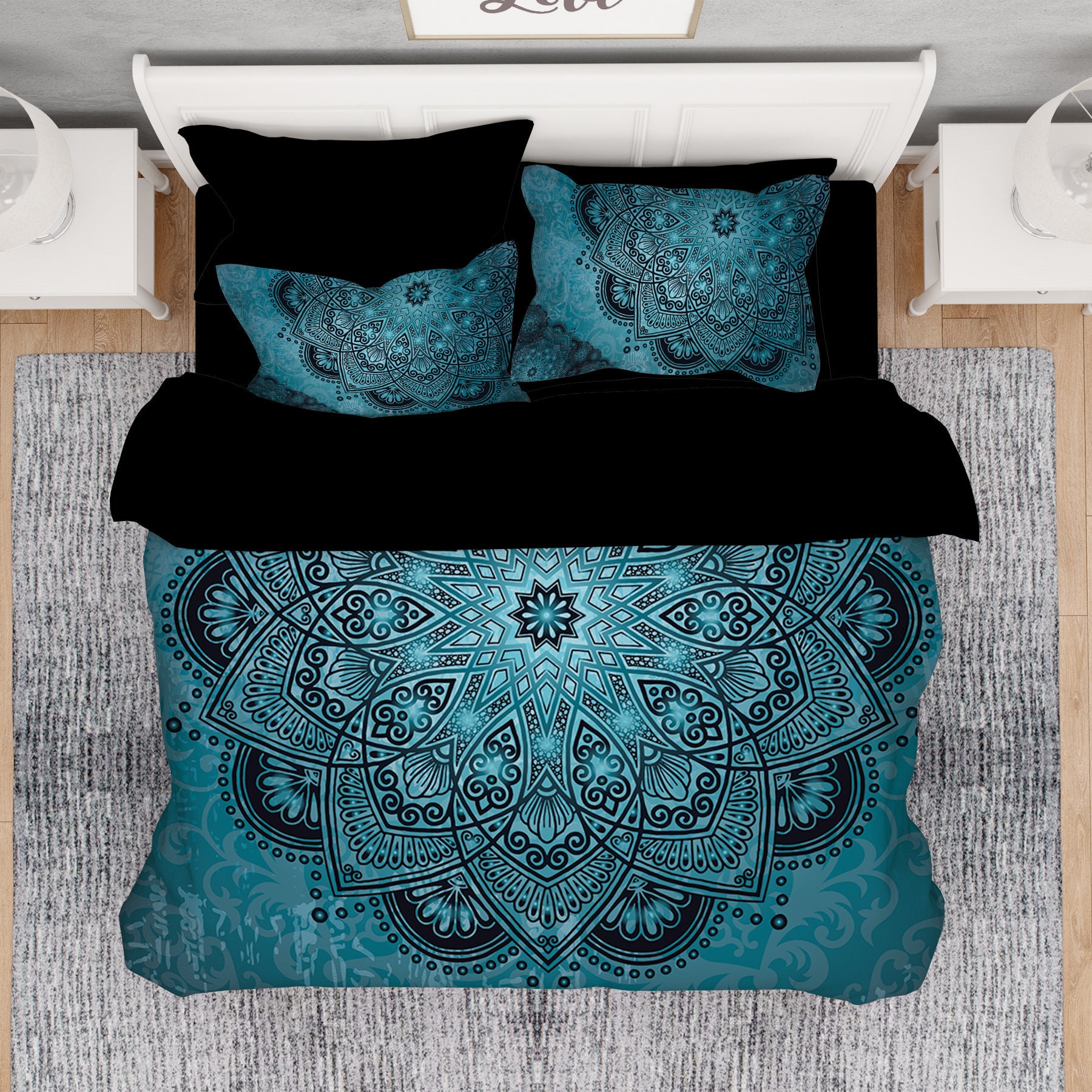 Bohemian Comforter Boho Comforter Boho Chic Comforter Mandala