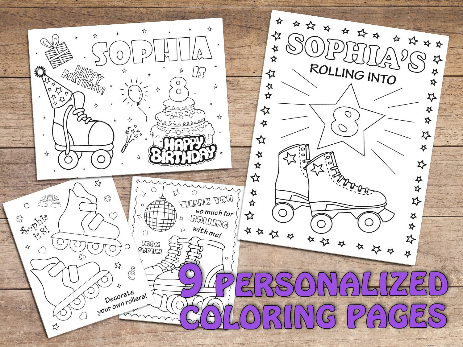 450  Coloring Pages Roller Skates  Latest HD
