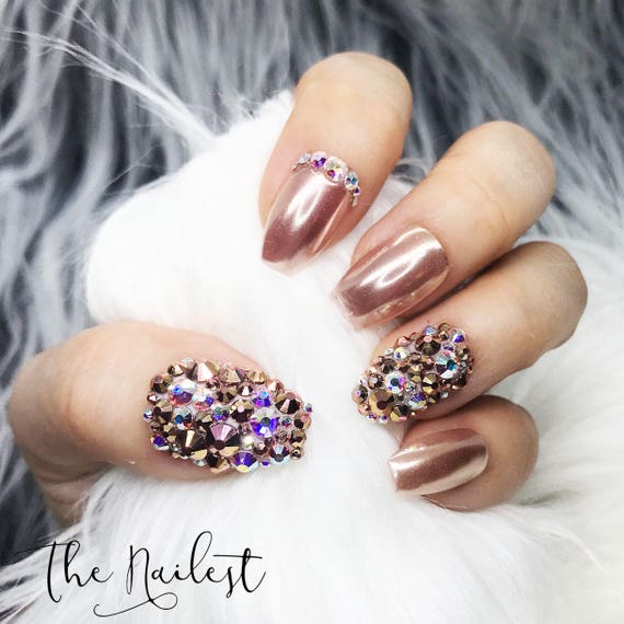 Swarovski crystal nails outlet