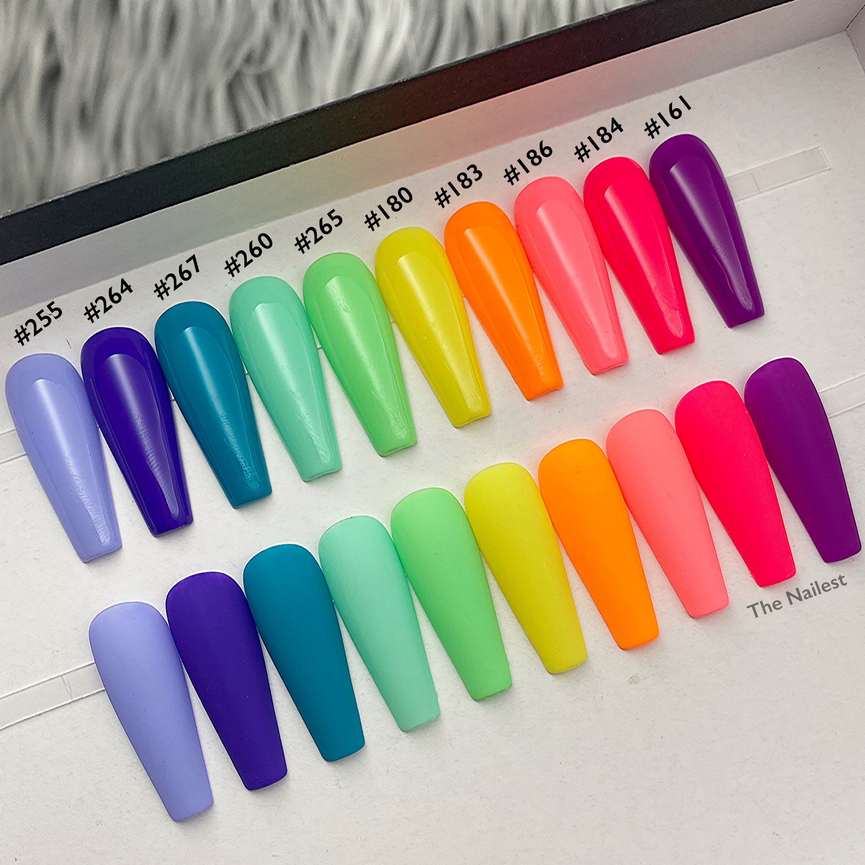Solid Bright Nails Choose Your Shade VOL. 2 Matte or - Etsy