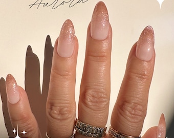 Magical Aurora Collection- Sunset Mood Press On Nails | Any Shape | Fake Nails | False Nails | Glue On Nailest