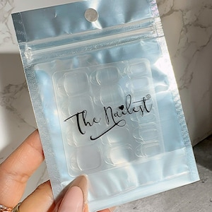 1 Sheet- 30 Press on Nail Adhesive Tabs | Double Sided Stickers | Fake Nails | False Nails | Glue On Nails