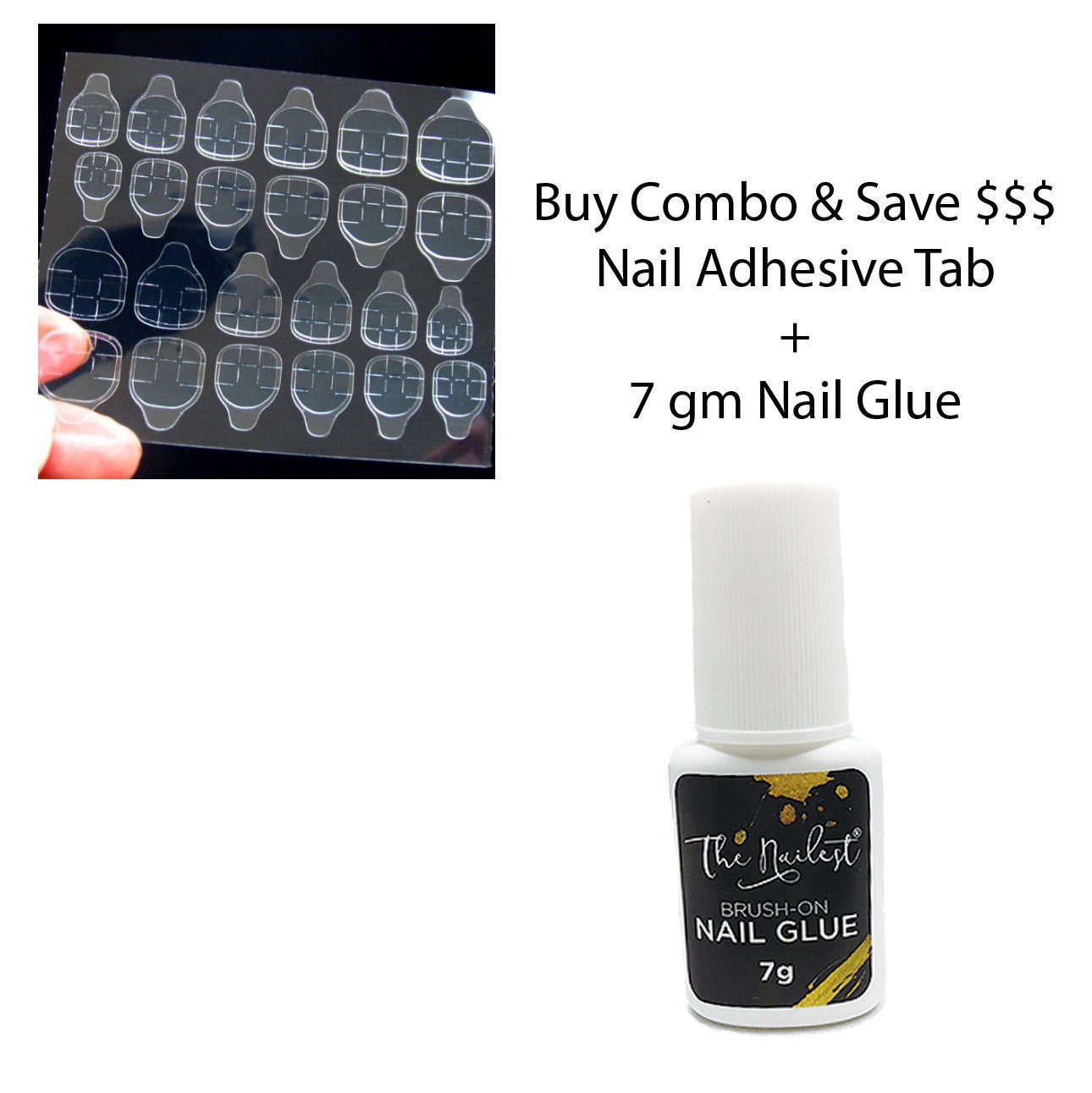 Nail Glue & Nail Adhesive Tab Combo Ultra Fast Fake Nails Etsy