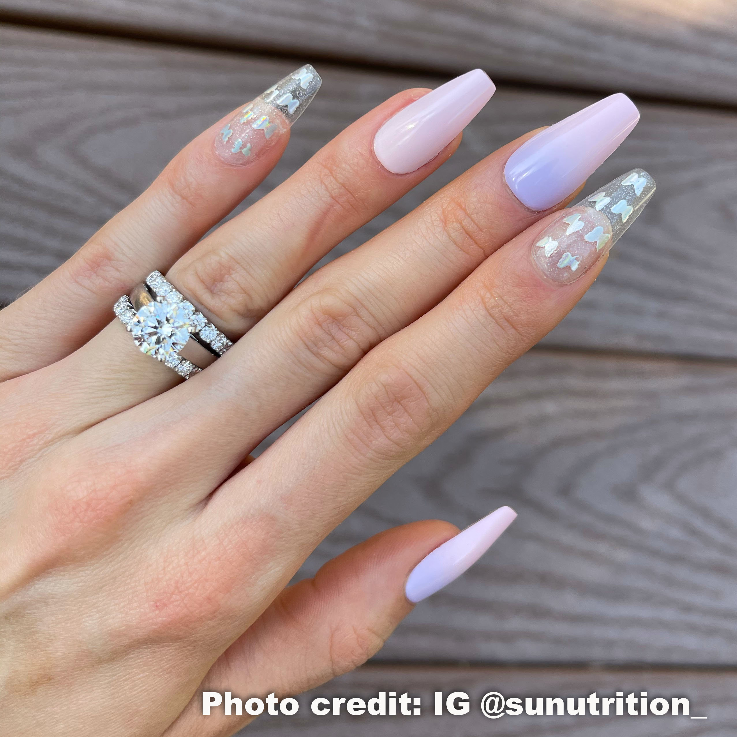 Instant Luxury Acrylic Press On Nails Mariposa Butterfly Etsy New Zealand