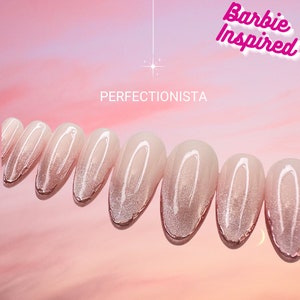 Collezione ispirata a Barbie - Perfezionista / Stampa sulle unghie / Qualsiasi forma / Unghie finte / Unghie finte / Colla sulle unghie