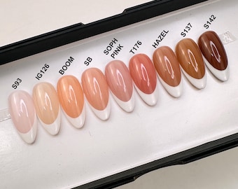 Classic Timeless White French Tip Press On Nails | Pick Your Base | Fake Nails | False Nails | Glue On Nails