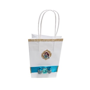 Birthday Party Favor Kids Bag, Ariel Party Favor Gift Bags, Disney Birthday Decorations, Favor Party Bag, Favor bag candy gift bag, Birthday Bags, Kids Birthday Bag, Girls First Birthday, birthday girl Gift Bags, Favor bogs, Candy gift boxes,