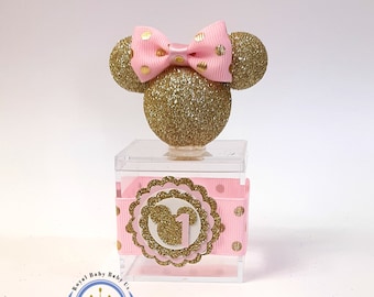 Mickey Mouse Acrylic Party Favor Box: Birthday Decoration