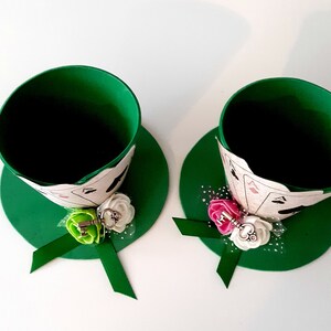 Alice in Wonderland Party Favor Boxes: Mad Hatter Tea Party Decorations 1pc image 6