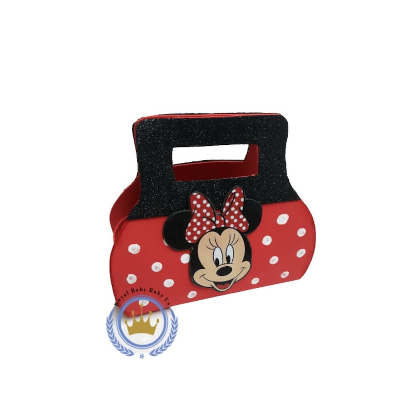 Minnie Mouse Birthday Party Favor Bags, Minnie Mouse Party Gift Bags, Disney Birthday Party Favor Bag, Candy Bags, Minnie Mouse Purse