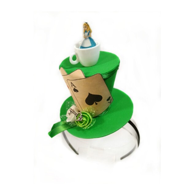 Alice in Wonderland Party Favor  Mad Hatter Hat, Birthday Favor  Party Decoration