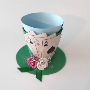 Alice in Wonderland Party Favor Boxes: Mad Hatter Tea Party Decorations 1pc image 9