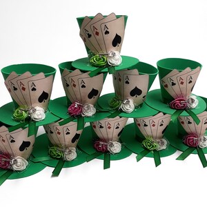 Alice in Wonderland Party Favor Boxes: Mad Hatter Tea Party Decorations 1pc image 3