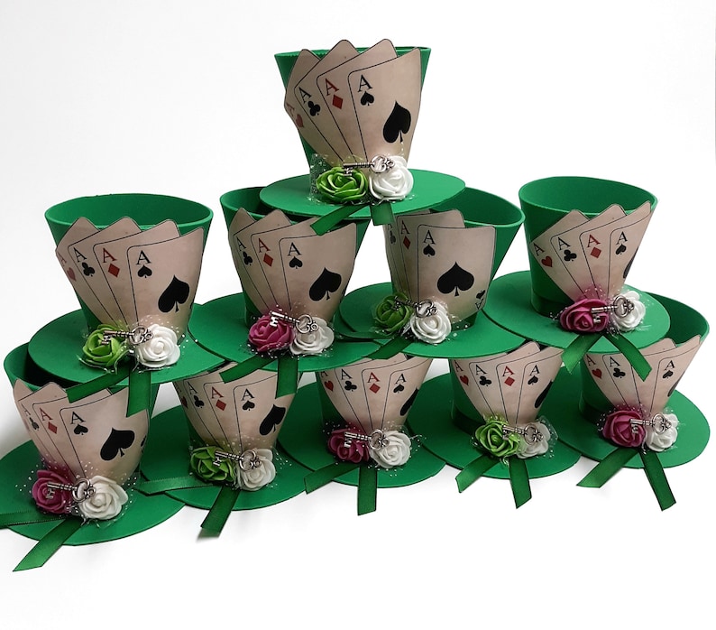 Alice in Wonderland Party Favor Boxes: Mad Hatter Tea Party Decorations 1pc image 3