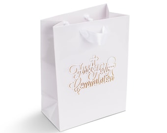 First Holy Communion Favor Gift Bags, Handmade Elegant Welcome Candy Bag 1pc