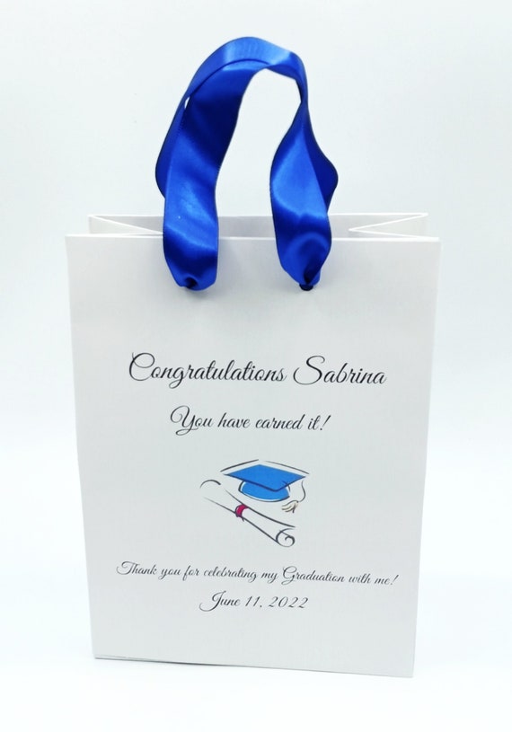 Personalized Graduation Party Favor Gift Bags Class of 2022 Etsy