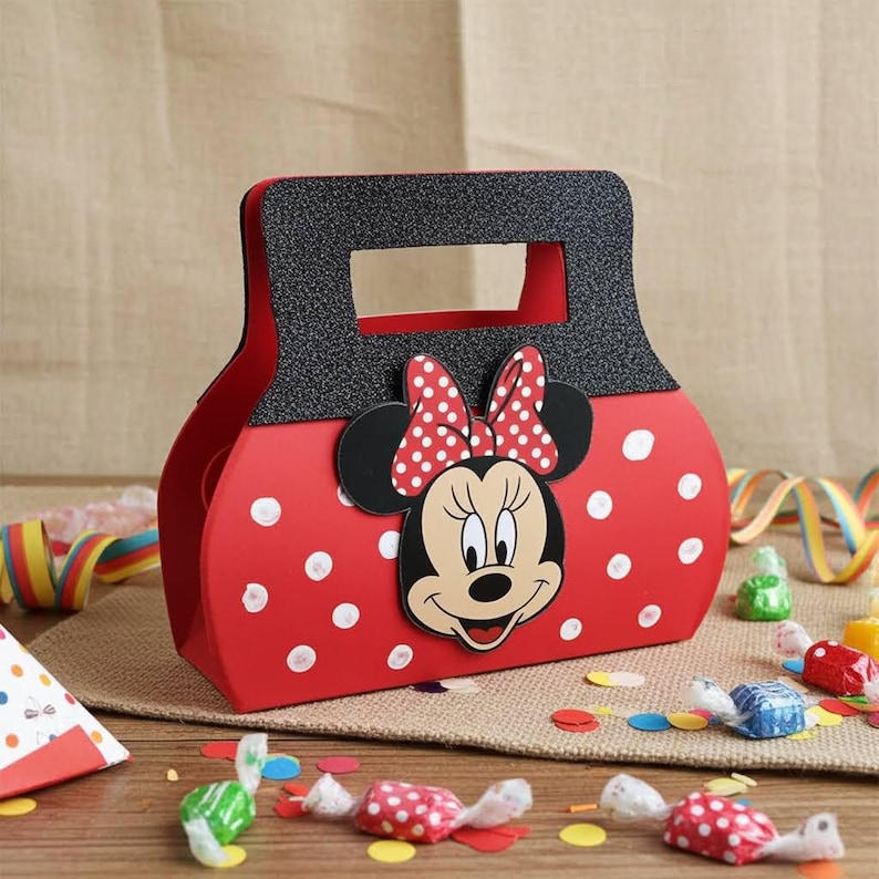 Minnie Mouse Birthday Party Favor Bags, Candy Bags
