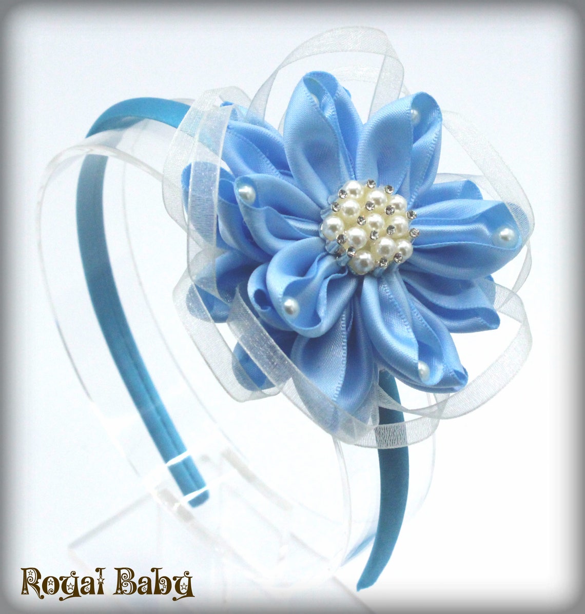 Wedding Headband Flower Hair Accessories Wedding Girl Headband Etsy