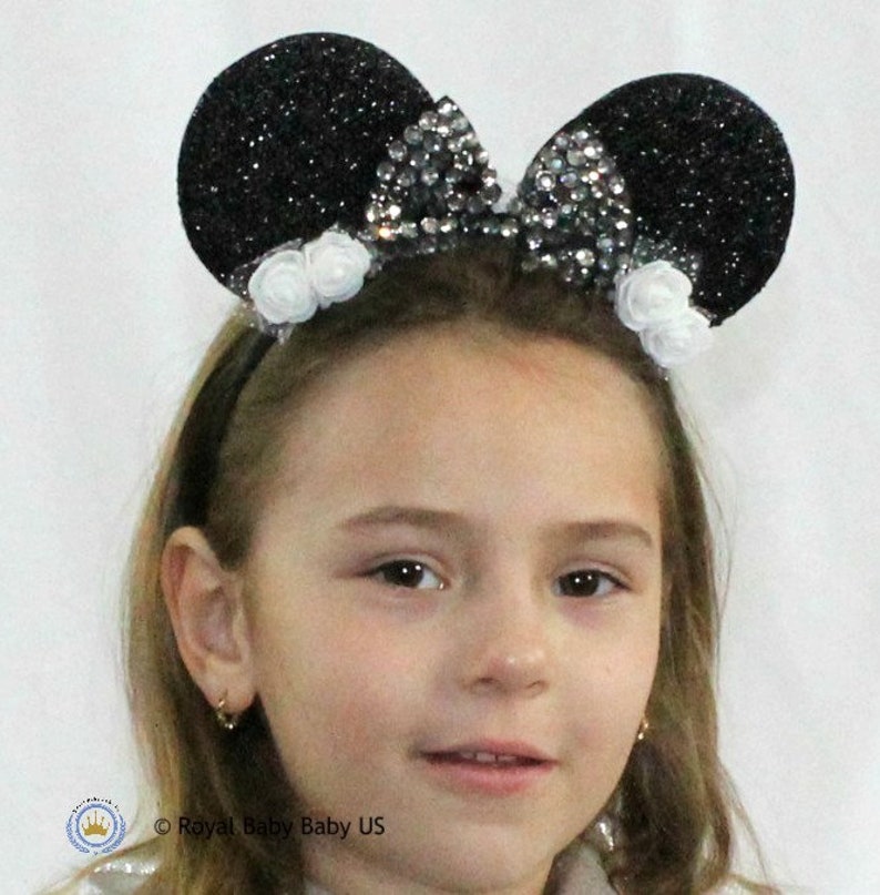 Minnie Mouse Ears Flower Mickey EarsHeadband Girl Mouse Ears Royal Baby Minnie Ears Mickey Ears Disney Trip Flower
