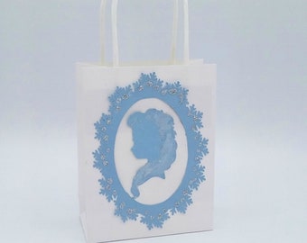 Birthday Party Favor Kids Bag, Frozen Elsa Party Favor Gift Bags, Disney Birthday Decorations, Favor Party Bag