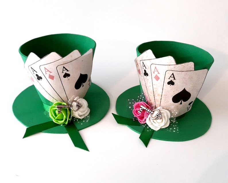 Alice in Wonderland Party Favor Boxes: Mad Hatter Tea Party Decorations 1pc image 7