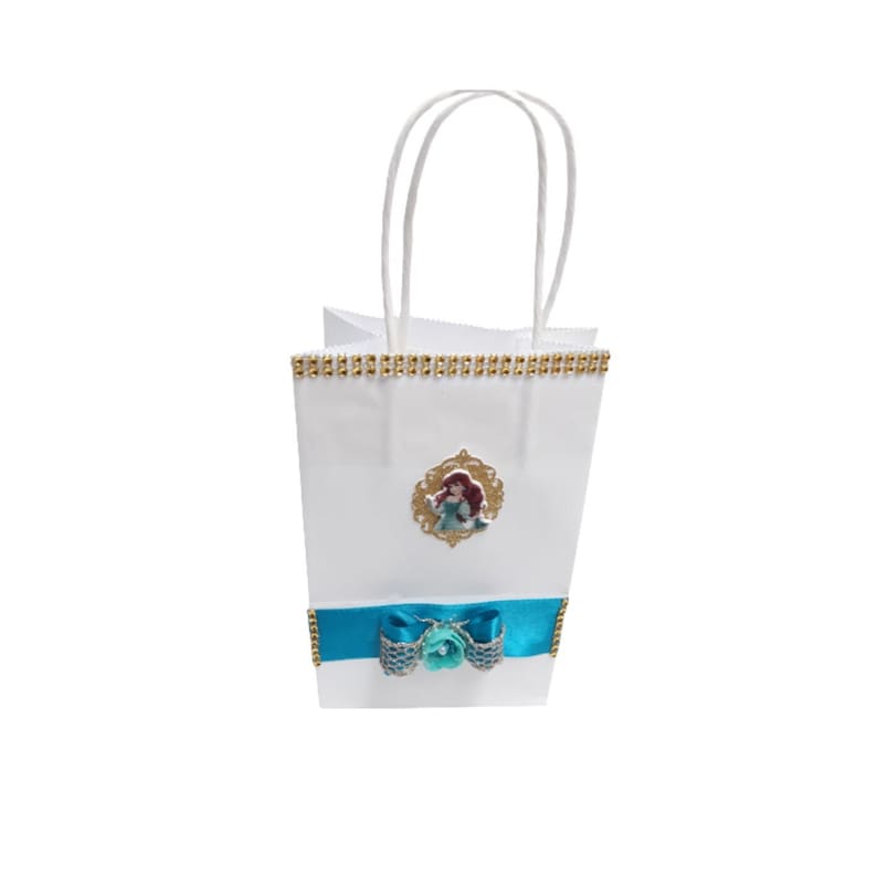 Birthday Party Favor Kids Bag, Ariel Party Favor Gift Bags, Disney Birthday Decorations, Favor Party Bag, Favor bag candy gift bag, Birthday Bags, Kids Birthday Bag, Girls First Birthday, birthday girl Gift Bags, Favor bogs, Candy gift boxes,