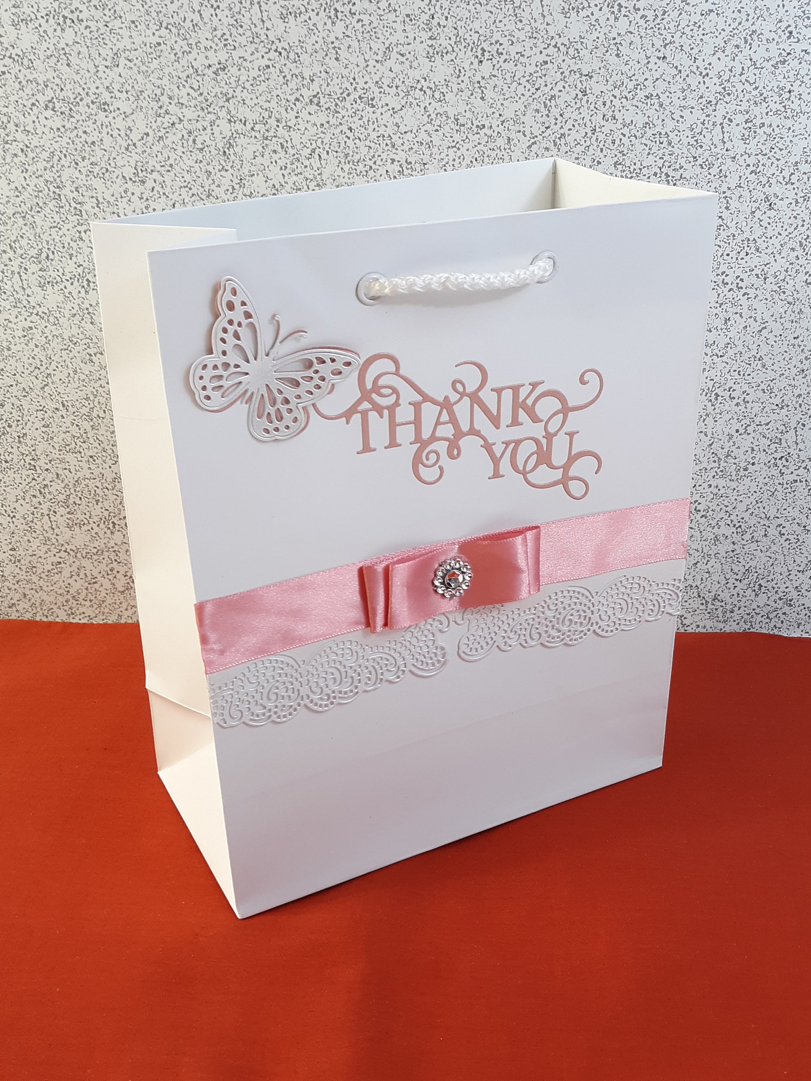 Pink Wedding Gift Bag For Guest Thank You Wedding Favor Gift Etsy