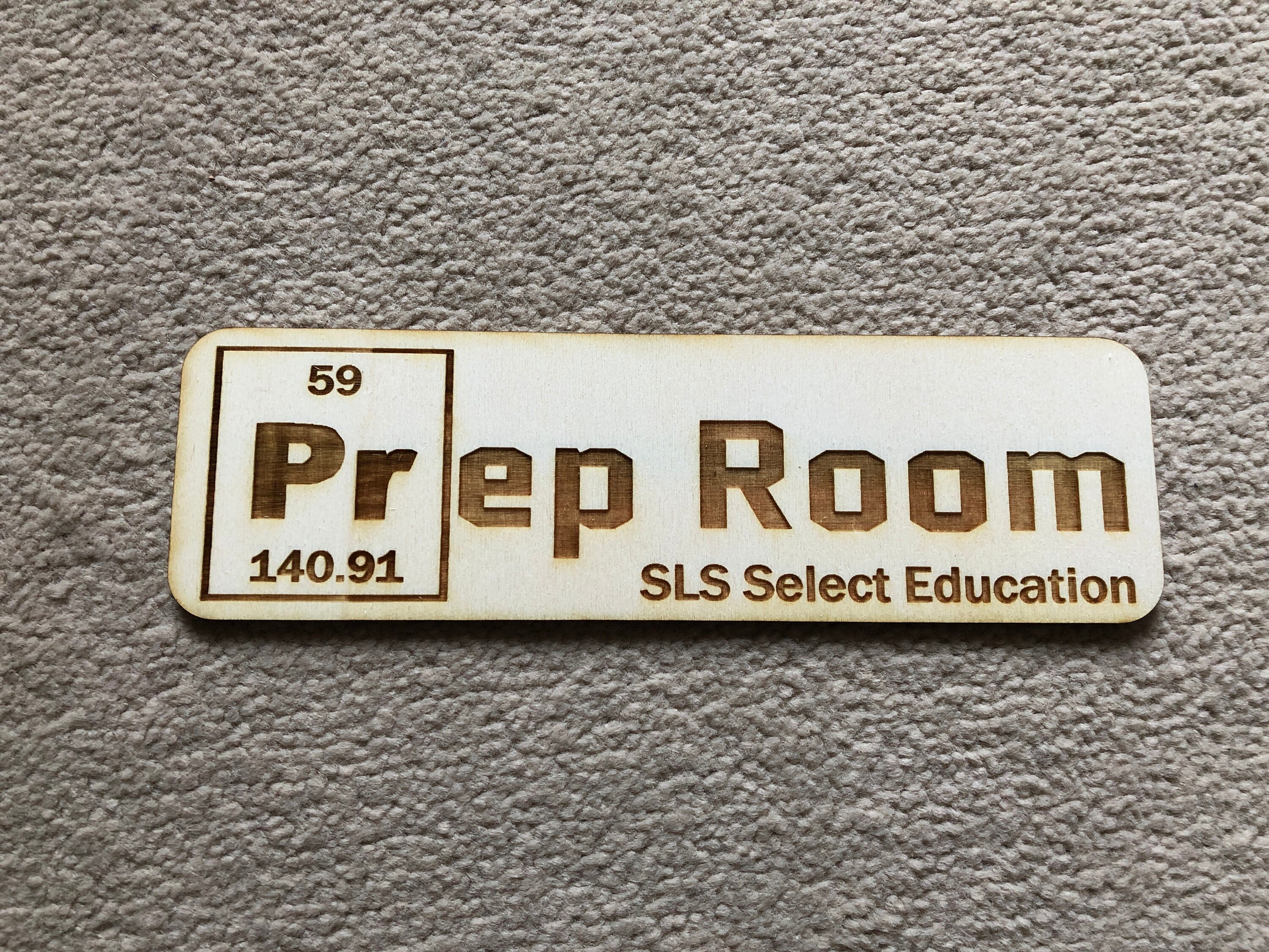 SLS Select Education Prep Room Door Sign Etsy UK