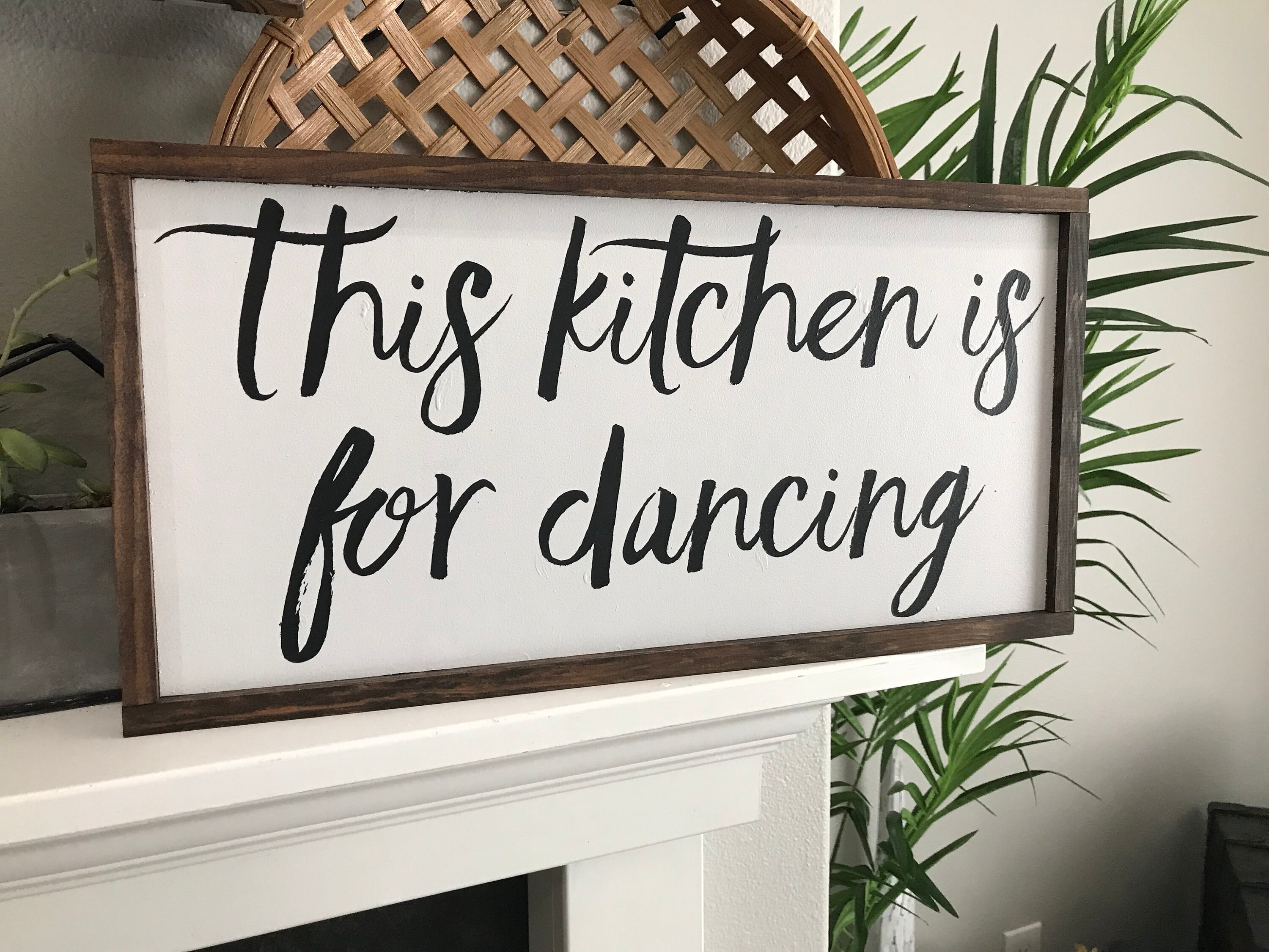 This Kitchen is for Dancing Kitchen Sign Rustic Kitchen Etsy