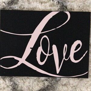 Love sign, valentine sign, hearts, love, valetine, wife gift, husband gift, master bedroom Valentine's Day image 1