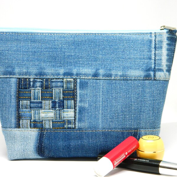 Denim Pouch Etsy